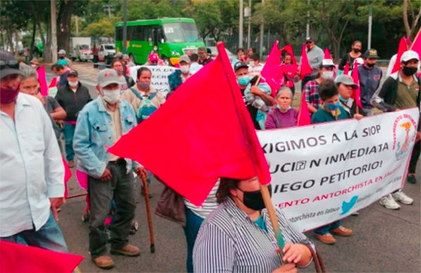 Posponen antorchistas manifestación ante la SIOP 