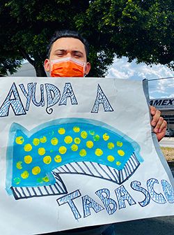 Los pobres festejan solidaridad hacia los tabasqueños