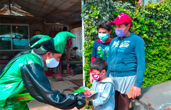 Antorcha Chalco-Volcanes continúa regalando sonrisas con la Caravana de Reyes Magos