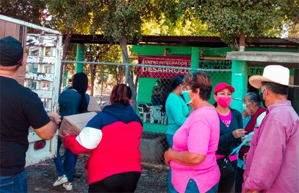 Entrega Antorcha despensas a 1500 familias de Sinaloa 