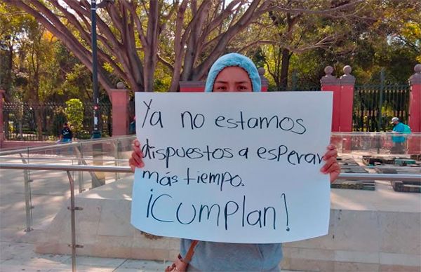 Protestan antorchistas contra impunidad en Querétaro