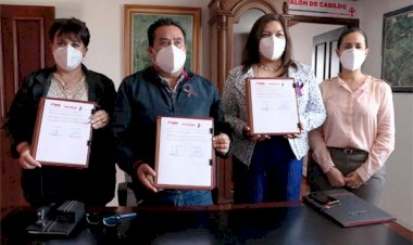 Firma Ocoyucan convenio a favor de las mujeres