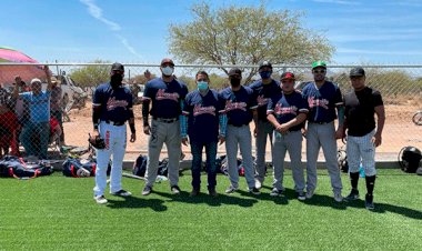 Inauguran campo de béisbol gesionado por Antorcha en Mexquitic de Carmona