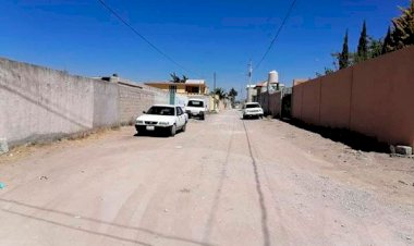 Adoquinan calle Rayón en Cañada Morelos