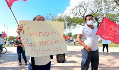 Antorchistas quintanarroenses, firmes en su lucha por mejores condiciones de vida