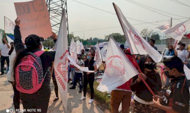 Antorchistas de Iztapalapa exigen solución a escasez de agua potable