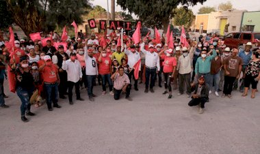 Visita Oralia Jiménez ejido Mayrán