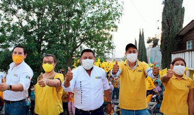 Pedro Osorio, abanderado del PRD a la presidencia municipal de Villa de Arista, avanza