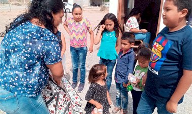 Festejan Día del Niño en ejidos de Galeana, Monterrey