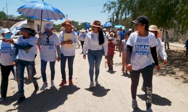 Crece la aceptación de la candidata en Asientos