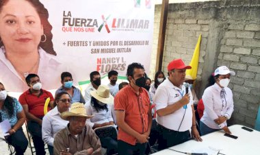 Unen fuerzas en San Miguel Ixitlán con Nibardo