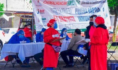 Chimalhuacán aplica pruebas covid-19 a grupos vulnerables