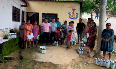 Reciben herbicidas productores de maíz, frijol y ajonjolí de Zacualpan