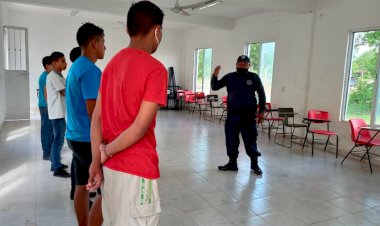 Jóvenes antorchistas participan en “Patrulla Juvenil”