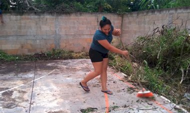 Mejoran estudiantes imagen de albergue en Yucatán  