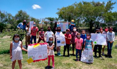 Piden niños mantener medidas de sanidad ante covid