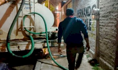 Antorcha lleva agua potable a la colonia El Salado