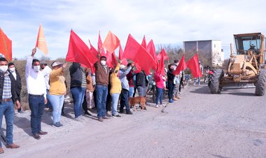 Obras prometidas por Antorcha para Los Hernández y El Naranjal ya son realidad