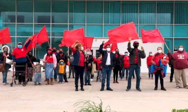 Antorchistas exigen a SIDURT concluir trabajos en nueva colonia