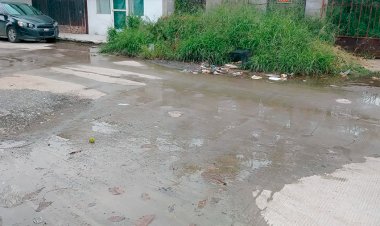 Fuga de agua lleva más de 5 meses en Ciudad Victoria