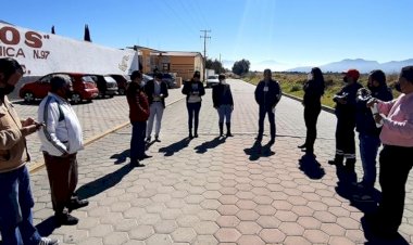 Autoridades municipales recorren Secundaría de Libres