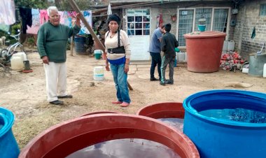 Llevamos gratuitamente agua en pipas a Milpa Alta, CDMX