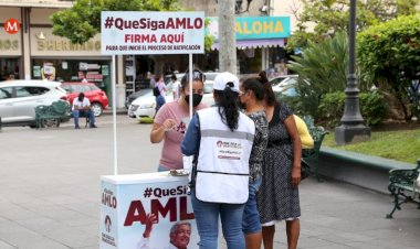 AMLO quiere partido sin árbitro