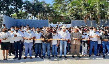 Escuela Antorchista inaugura barda perimetral y techado  en San Rafael