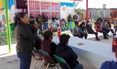 Inauguran barda perimetral en preescolar “Manuel Tolsá” en Puerta Cañada