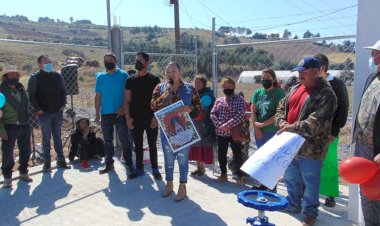 Inaugura Ayuntamiento de Cañada Morelos pozo de agua para Boca Nopal