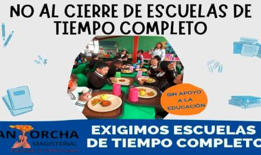 Grave error la eliminación del Programa de Escuelas de Tiempo Completo