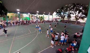 Liga de básquetbol, reflejo de la aportación de Antorcha por el bienestar de los oaxaqueños