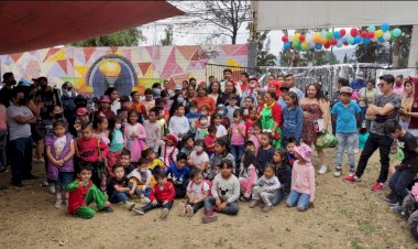 Continúan llevando sonrisas a niños de Tláhuac