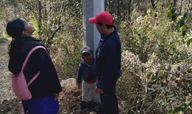 Concluye electrificación en San Cristóbal de las Casas.