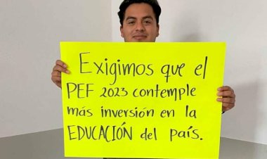 Recortes a educación en PEF2023, nos obligan a luchar