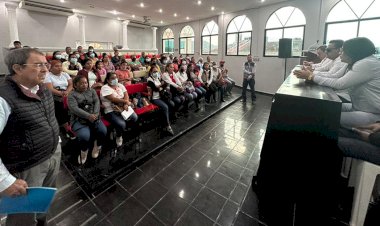 Gestionan antorchistas de Tihuatlán obras de urgente necesidad