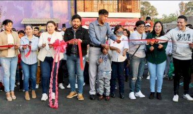 Celebran por nueva obra pública en colonia antorchista