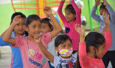 Policía de Huitzilan promueve valores entre niños y jóvenes