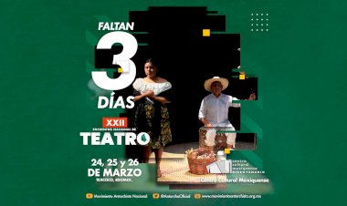 Sólo faltan 3 días para el XXII Encuentro Nacional de Teatro