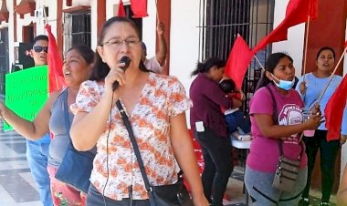 Protestan antorchistas en Champotón por falta de atención de la alcaldesa