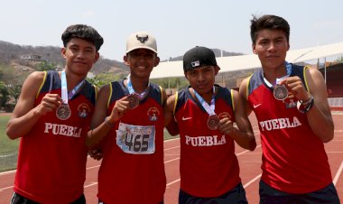 Suma Puebla 20 preseas de oro en atletismo