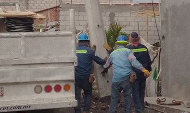 Antorcha logra alumbrado público para colonias de Emiliano Zapata, Morelos