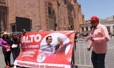 Antorchistas de Zacatecas exigen justicia para líderes asesinados en Guerrero