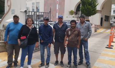 Antorchistas de Ojo de Agua exigen a CFE terminación de obra