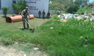 Agradecen moradores del albergue estudiantil “K'nich Jaanab Pakal”, apoyo de la Sedena