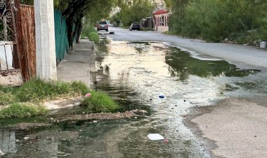 Fugas de agua, ahora en Nuevo Laredo