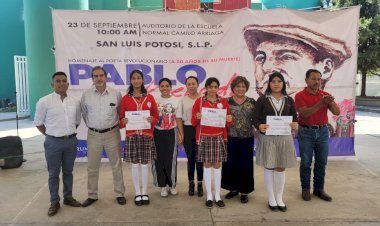 En SLP, con éxito se llevó a cabo el concurso estatal de poesía