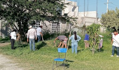 Destacan valor de faenas en colonias antorchistas