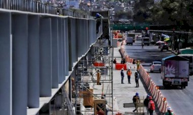 Obra del Trolebús Chalco-Santa Martha causa caos y retrasos