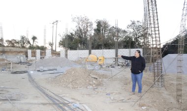 Alcaldesa antorchista de Cañada Morelos supervisa obras